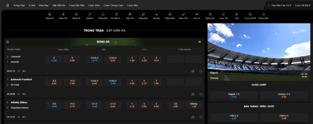 Cá cược thể thao 188bet